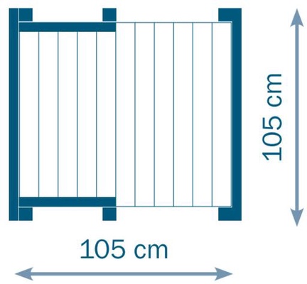 Parque Infantil Kiosk XL con Columpio Doble
