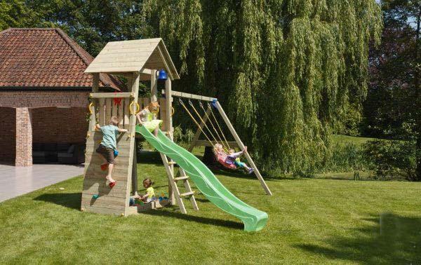 Parque Infantil Belvedere XL con Columpio Doble