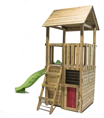 Parque Infantil Tibidabo XL Casita y Columpio Doble