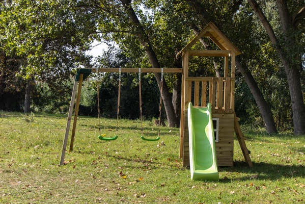 Parque Infantil Tibidabo XL Casita y Columpio Doble
