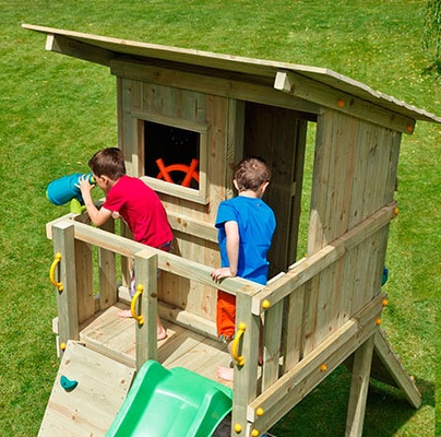 Parque Infantil Beach Hut XL con Columpio Doble