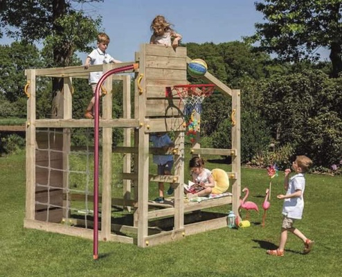 Parque Infantil Crossfit XL con Barra Bombero