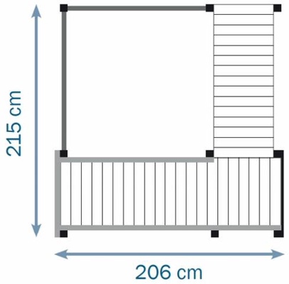 Parque Infantil Crossfit XL con Barra Bombero