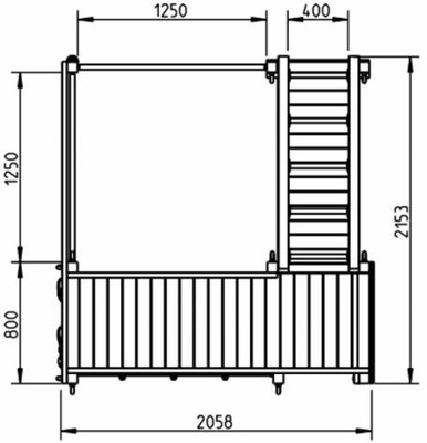 Parque Infantil Crossfit XL con Tobogan