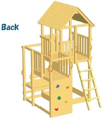 Parque Infantil Penthouse XL con Challenger