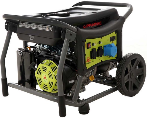 Generador Pramac WX6200ES arranque electrico apoyo placas solares