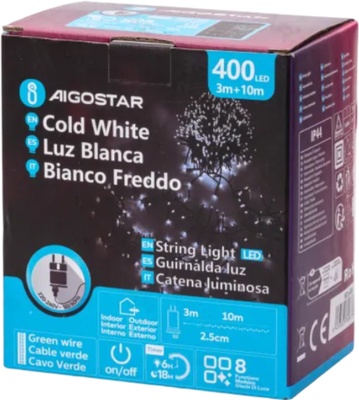 Guirnalda Luces Led Navidad Luz Fria 10 Mt