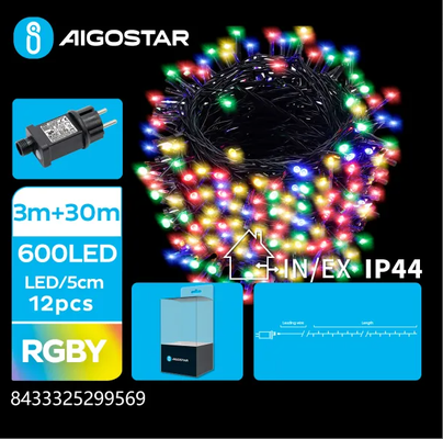Guirnalda Luces Led Navidad Colores Max 6W 30 Mt
