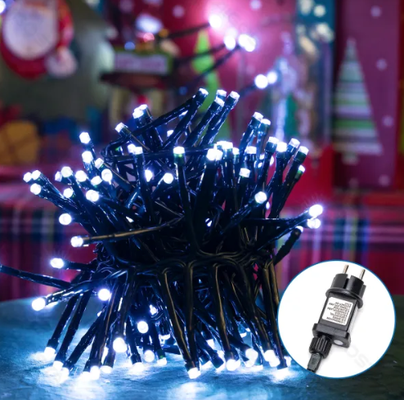 Cadena de Luces Navidad Luz Fria 20 Metros