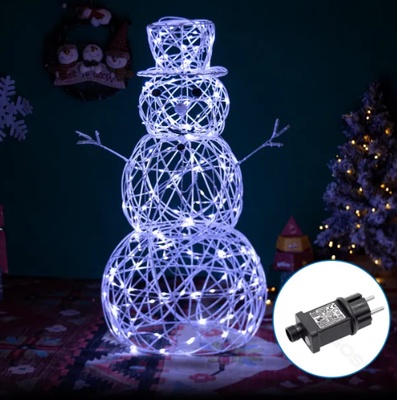 Mu�eco de Nieve Luces Led de Navidad 90 Cm
