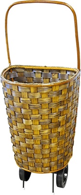 Carrito Le�a Orework con Ruedas y Asa 52x43x33 cm