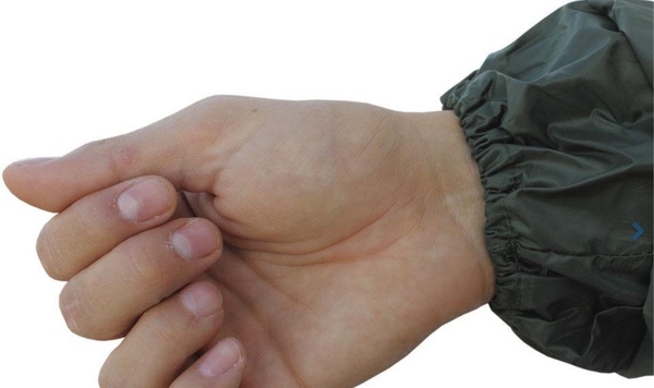 Chaqueta de agua Color Verde L