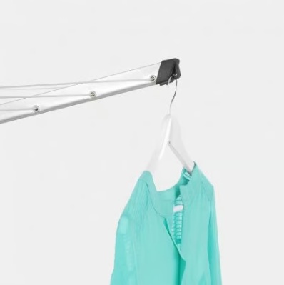 Tendedero Rotary Essential 4 Brazos 50 Metros Metallic Grey