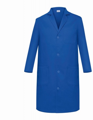 Bata Trabajo Caballero Algodon Azulina Talla 62