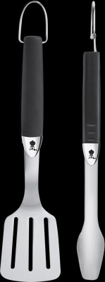 Kit Utensilios Premium - Modelo peque�o, 2 Piezas, Acero Inoxidable, Negro