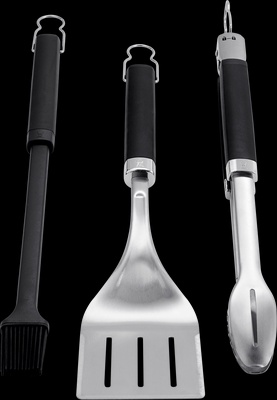 Juego de Pinzas, Espatula y Pincel de precision