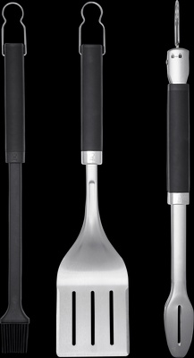 Juego de Pinzas, Espatula y Pincel de precision