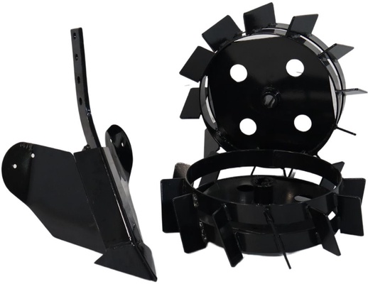 Kit Ruedas Metalicas y Aporcador Motocultor Garland Groover