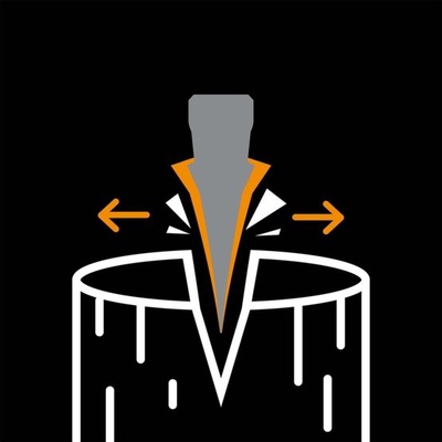 Hacha de Rajar X-Series X36 Fiskars Hoja L