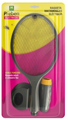 Raqueta Matamoscas Electrica Recargable