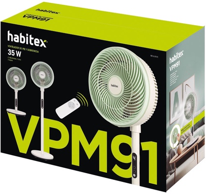 Ventilador Pie Ajustale Habitex ARTP