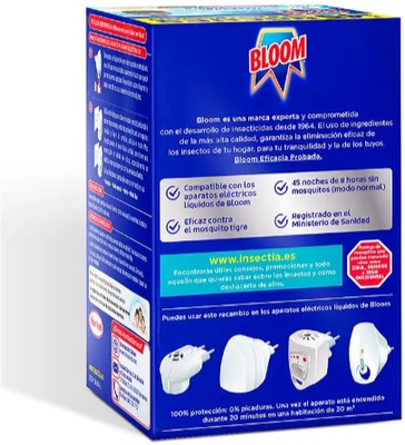 Bloom Insecticida Electrico Antimosquitos Recambio 45 Noches