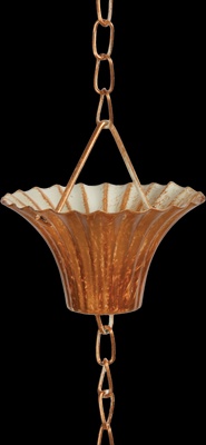 Cadena de Agua de Lluvia Chapada en Cobre