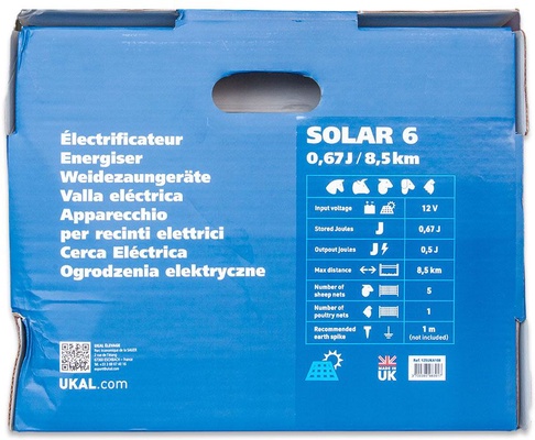 Pastor Electrico Solar Ukal 6