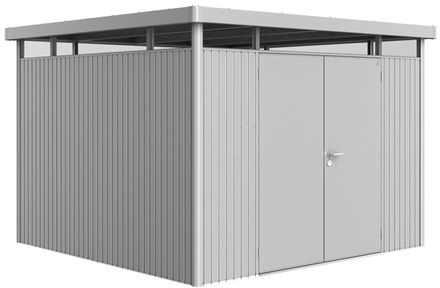 Caseta HighLine 315 x 315 x 222 plata con doble puerta
