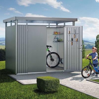 Caseta HighLine 315 x 315 x 222 plata con doble puerta