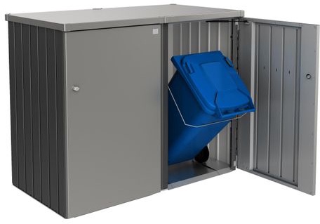 Contenedor Cubos Basura Alex Plata