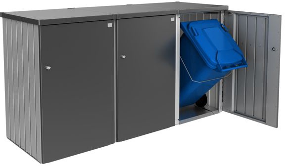 Contenedor Cubos Basura Alex Plata