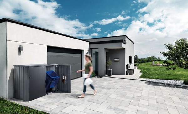 Contenedor Cubos Basura Alex Gris Oscuro