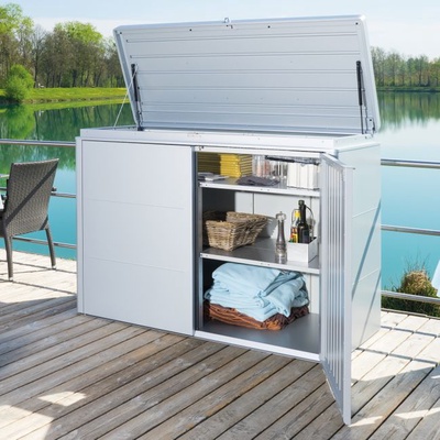 Armario Metalico HighBoard Plata 160 x 70 x 118