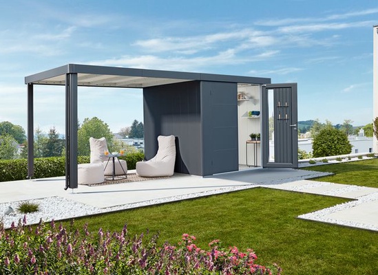 Caseta Neo 348 x 292 x 222 Gris Cuarzo Doble Puerta