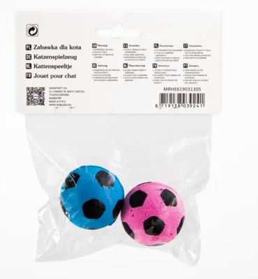 Juguete Pelota Futbol para Gatos Colores Surtidos
