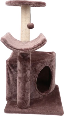 Arbol Rascador Marron para Gatos