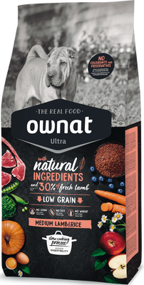Pienso Perros Ownat Ultra Medium Lamb & Rice 12 kg