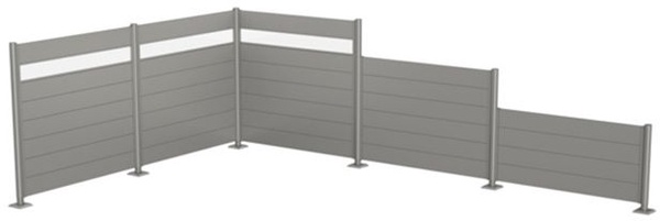 Pantalla Privacidad 135x100 Gris Cuarzo