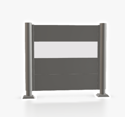 Pantalla Privacidad Con Panel 90x200