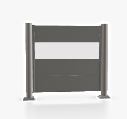 Pantalla Privacidad Con Panel 135x100