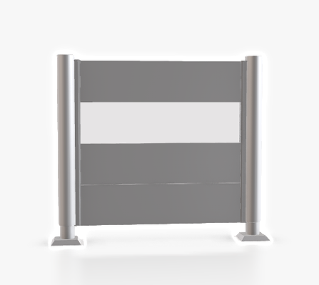 Pantalla Privacidad Con Panel 180x100