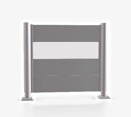 Pantalla Privacidad Con Panel 180x150