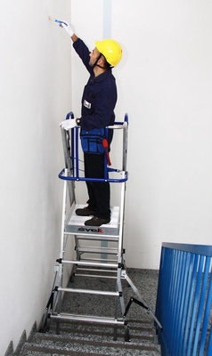 Escalera Telefly Profesional Telescopica Alum. 6 Pelda�os