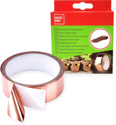 Cinta de Cobre Adhesiva Anti caracoles y Babosas 3cm x 5m