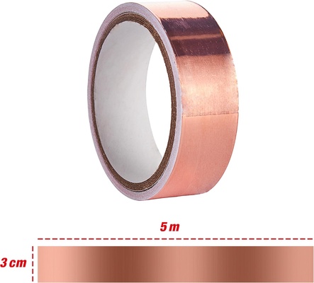 Cinta de Cobre Adhesiva Anti caracoles y Babosas 3cm x 5m