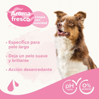 Champu para Perros Pelo Largo Beaphar 250 ml
