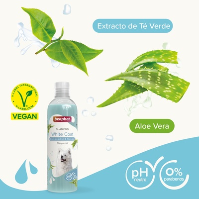 Champu para Perros Pelo Blanco Beaphar 250 ml