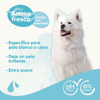 Champu para Perros Pelo Blanco Beaphar 250 ml