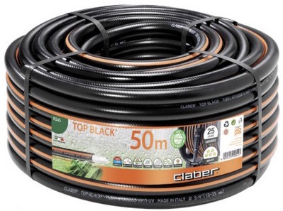Manguera Riego Claber Top Black 50 Metros 1/2